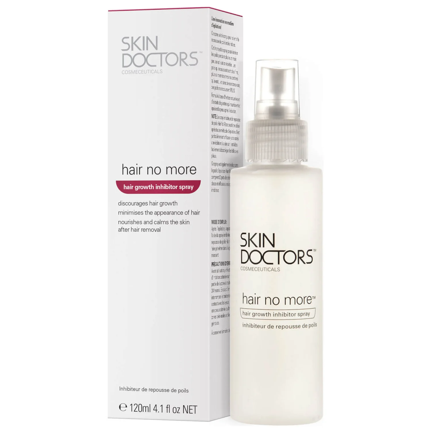 Skin Doctors Hair No More Inhibitor Spray (120ml) 3 Skin Doctors Hair No More Inhibitor Spray (120ml)