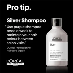 L'Oréal Professionnel Serie Expert Silver Shampoo 300ml 19 L'Oréal Professionnel Serie Expert Silver Shampoo 300ml -Cosmetic Products Store 10444878 4374901856124062