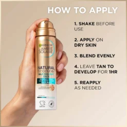 Garnier Ambre Solaire Natural Bronzer Quick Drying Dark Self Tan Face Mist 75ml 11 Garnier Ambre Solaire Natural Bronzer Quick Drying Dark Self Tan Face Mist 75ml -Cosmetic Products Store 10487829 1525080443488199