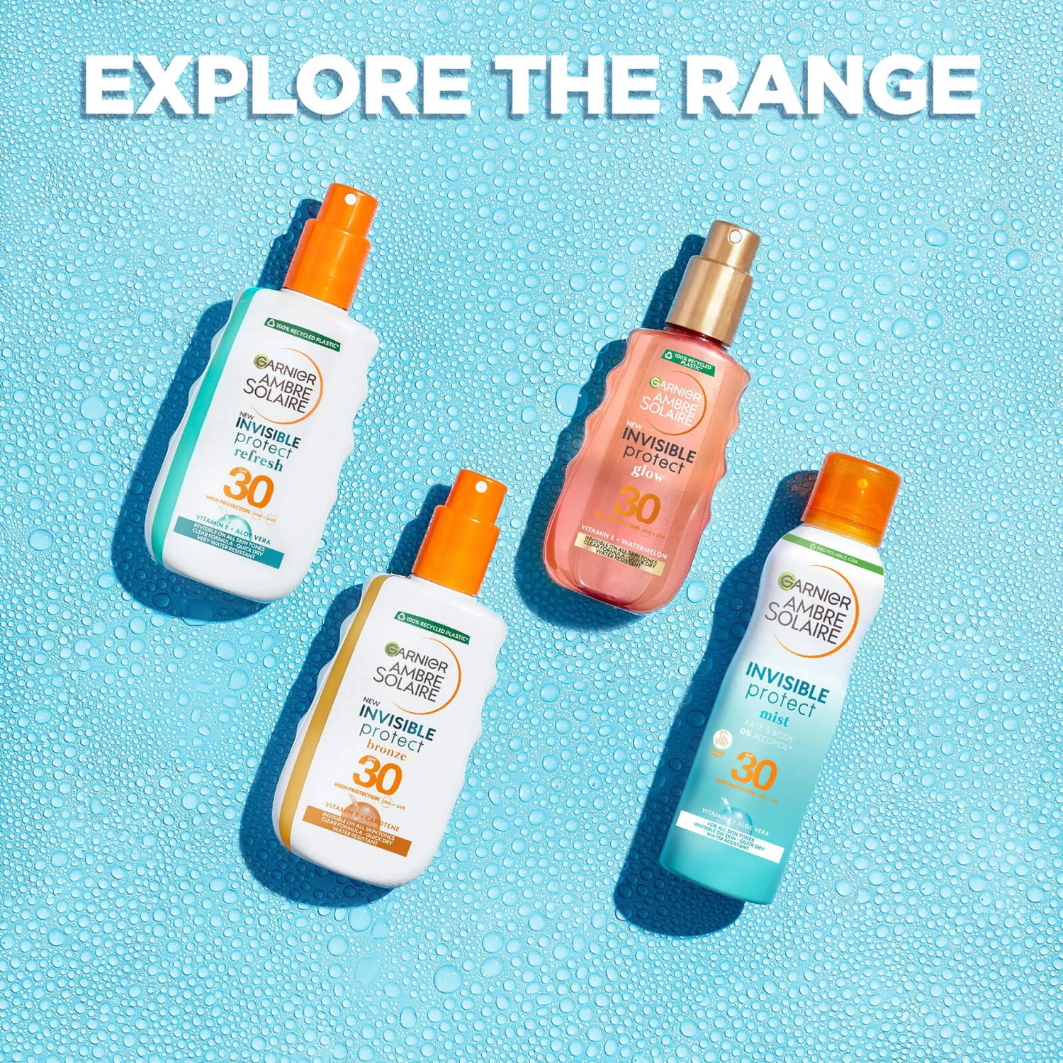 Garnier Ambre Solaire Clear Protect Transparent Sun Cream Protection Spray SPF30 200ml 8 Garnier Ambre Solaire Clear Protect Transparent Sun Cream Protection Spray SPF30 200ml - Image 6