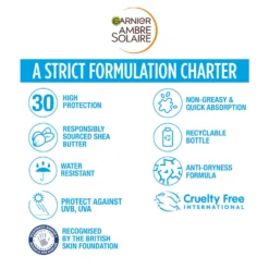 Garnier Ambre Solaire Ultra-Hydrating Shea Butter Sun Protection Cream SPF30 200ml -Cosmetic Products Store 10487856 3275080444232256