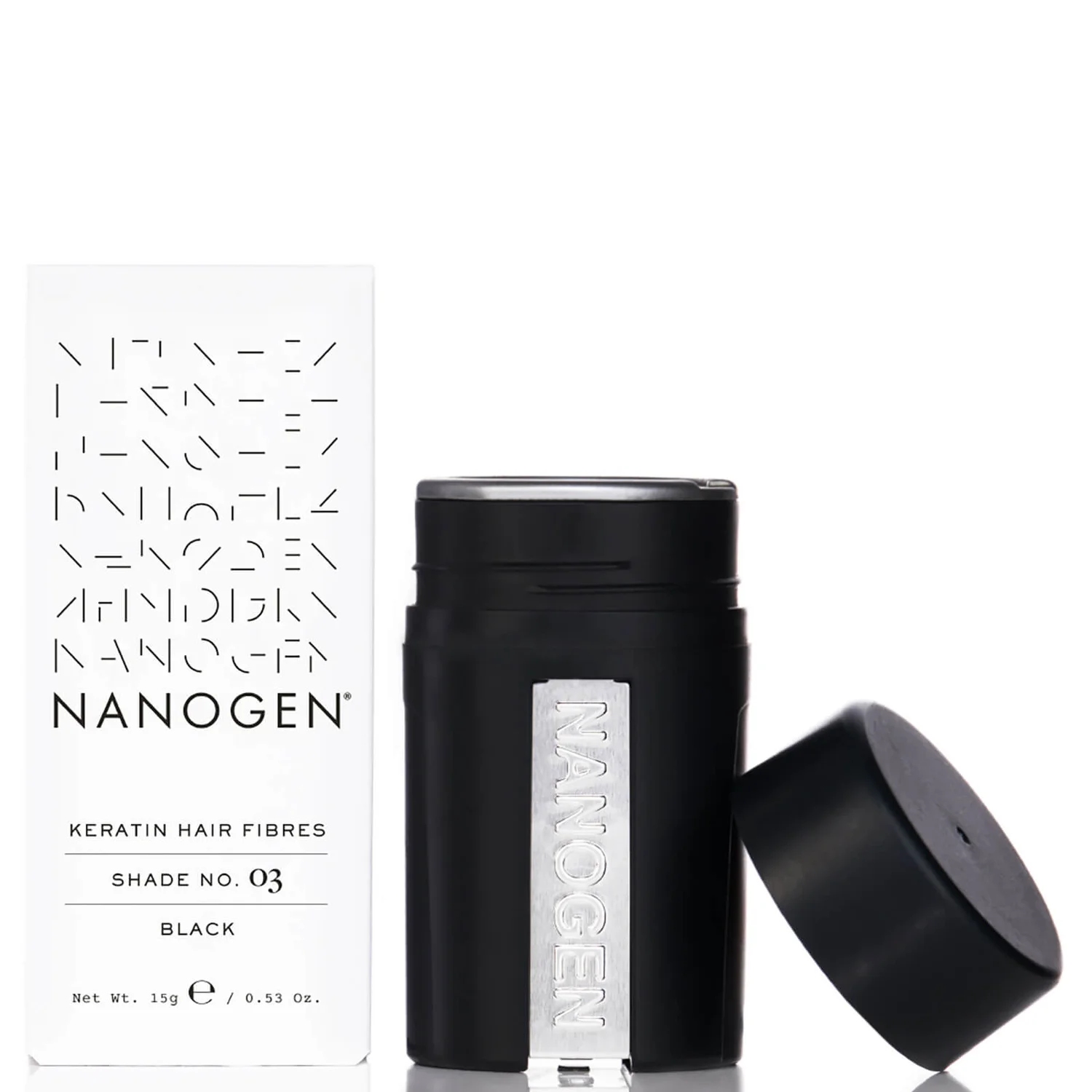 Nanogen Hair Thickening Fibres Black (15g) 3 Nanogen Hair Thickening Fibres Black (15g)