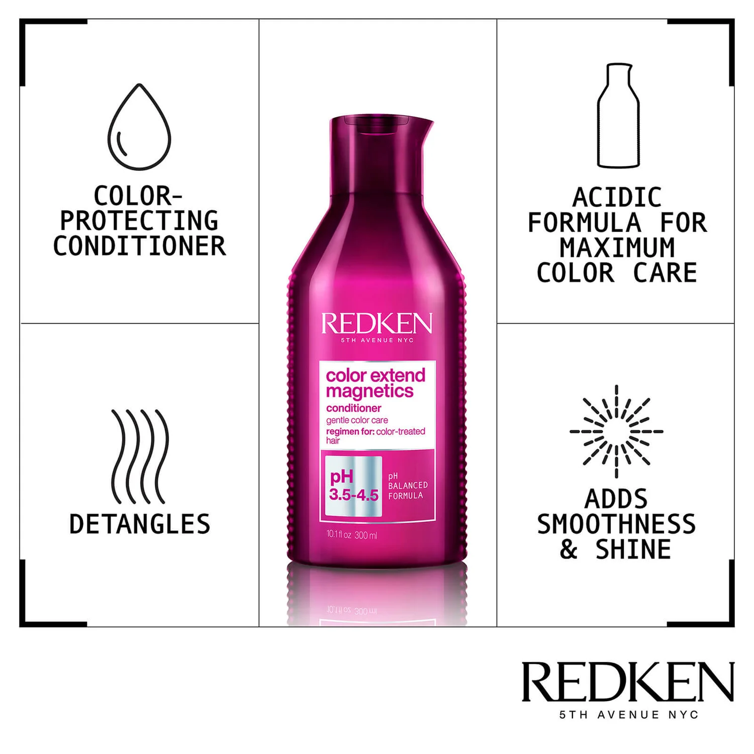 Redken Color Extend Magnetic Conditioner 300ml 5 Redken Color Extend Magnetic Conditioner 300ml - Image 3