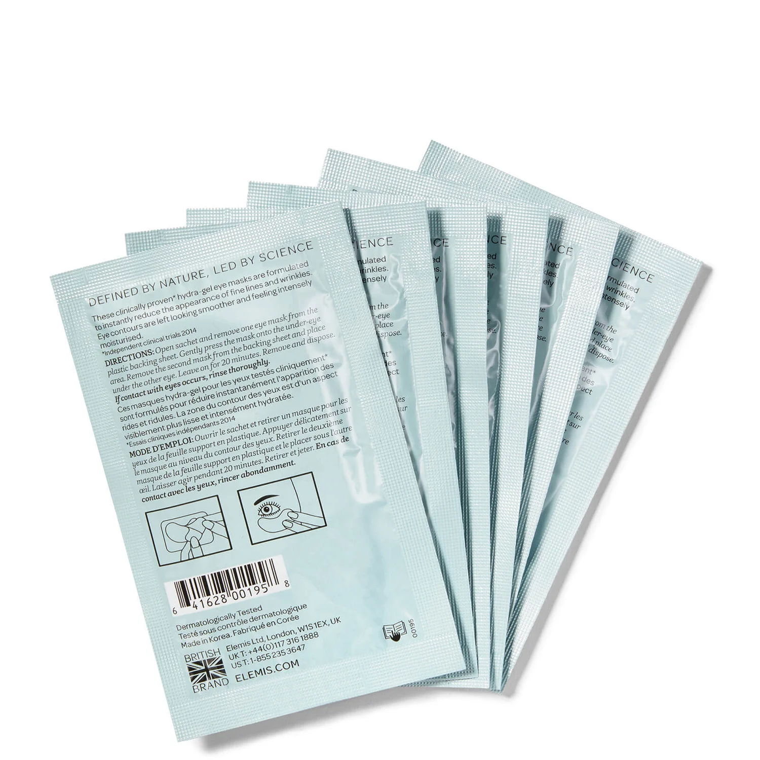 Elemis Pro-Collagen Hydra-Gel Eye Mask (Pack Of 6) 7 Elemis Pro-Collagen Hydra-Gel Eye Mask (Pack Of 6) - Image 5