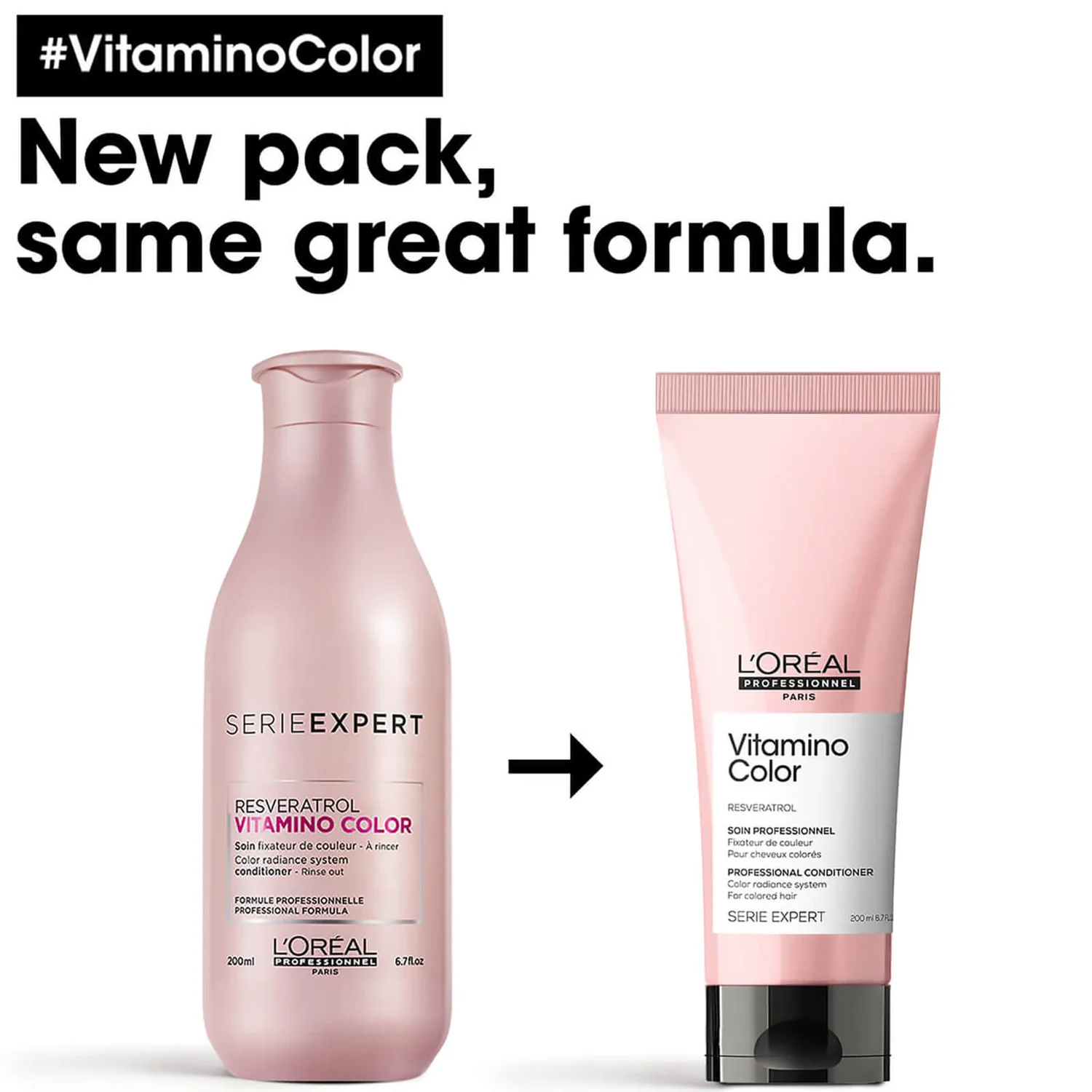 L'Oréal Professionnel Serie Expert Vitamino Colour Conditioner (200ml) 4 L'Oréal Professionnel Serie Expert Vitamino Colour Conditioner (200ml) - Image 2