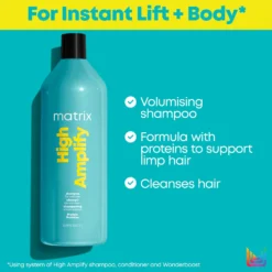 Matrix Total Results Volumising High Amplify Shampoo For Fine And Flat Hair 1000ml -Cosmetic Products Store 11190026 5165068988979186