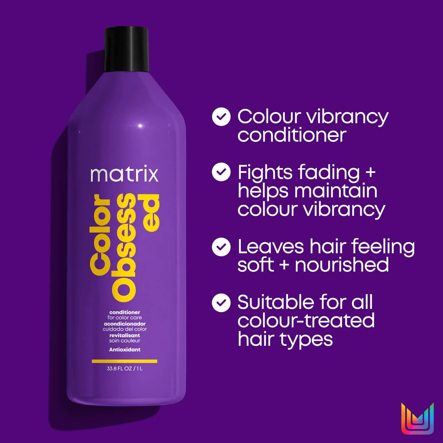 Matrix Total Results Color Obsessed Conditioner For Coloured Hair Protection 1000ml 6 Matrix Total Results Color Obsessed Conditioner For Coloured Hair Protection 1000ml - Image 4
