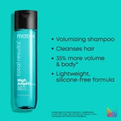 Matrix Total Results High Amplify Volumising Shampoo And Conditioner For Fine Flat Hair 300ml Duo -Cosmetic Products Store 11190054 1434901098235925