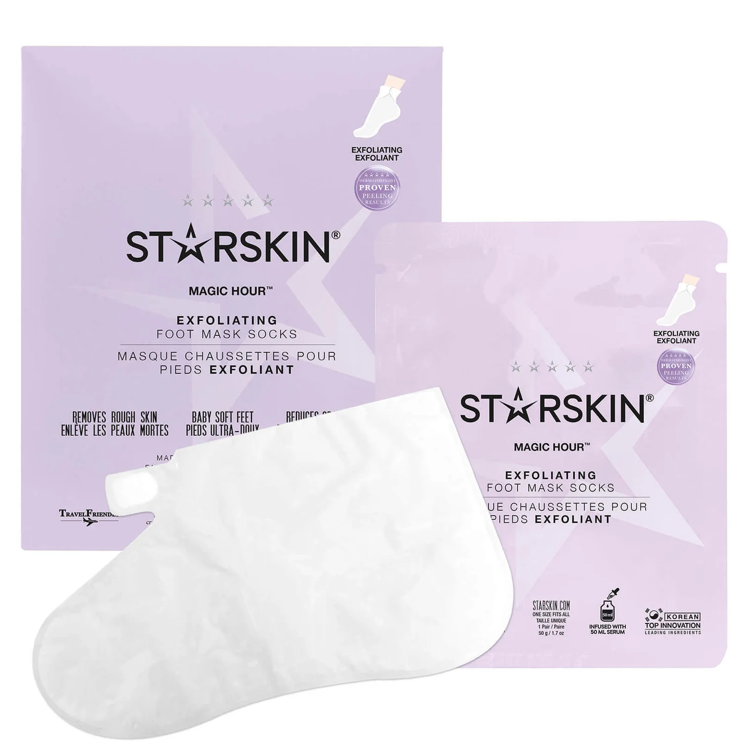 STARSKIN Magic Hour Exfoliating Foot Mask 3 STARSKIN Magic Hour Exfoliating Foot Mask