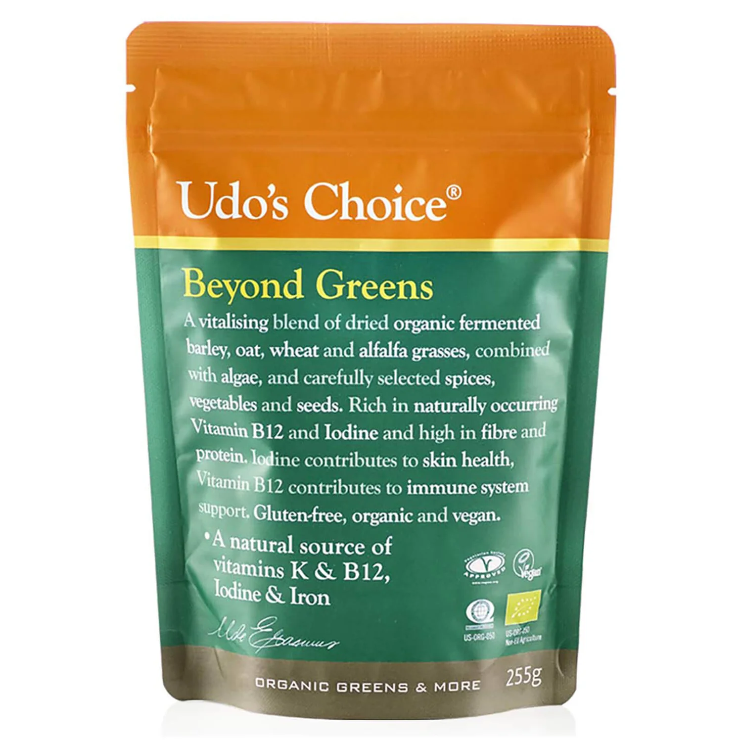Udo's Choice Organic Beyond Greens 255g 3 Udo's Choice Organic Beyond Greens 255g
