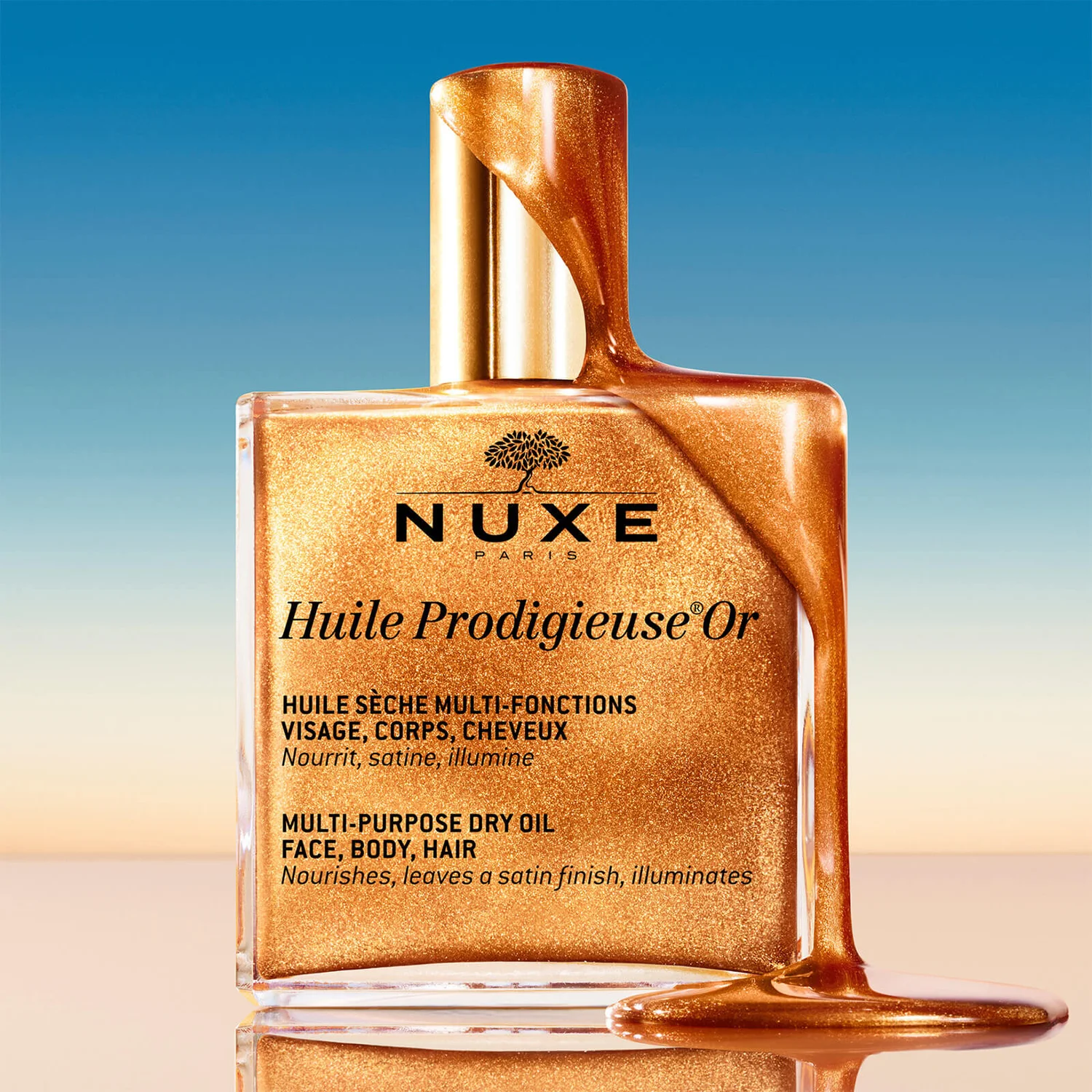 NUXE Huile Prodigieuse Golden Shimmer Multi-Purpose Dry Oil 100ml 5 NUXE Huile Prodigieuse Golden Shimmer Multi-Purpose Dry Oil 100ml - Image 3