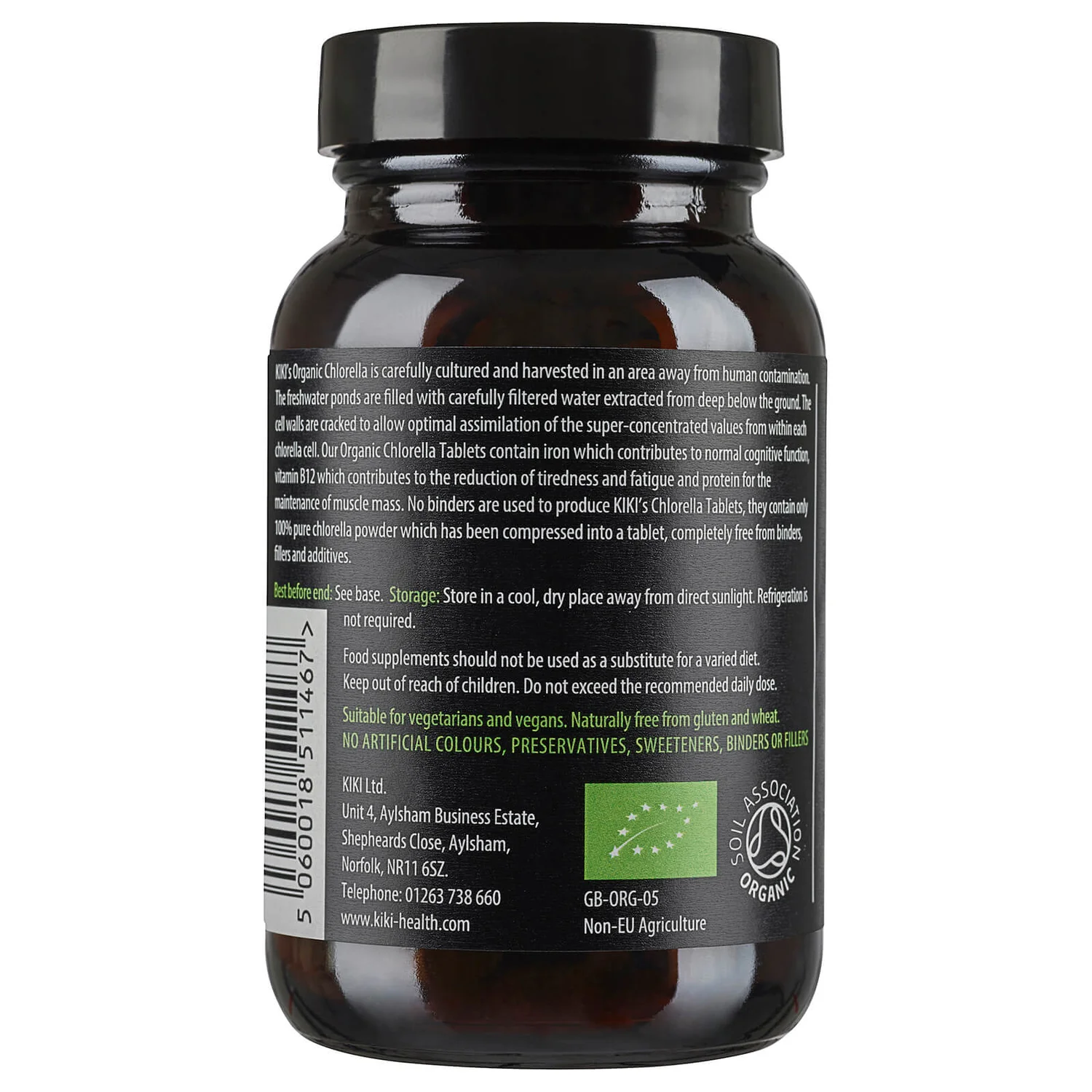 KIKI Health Organic Chlorella Tablets (200 Tablets) 4 KIKI Health Organic Chlorella Tablets (200 Tablets) - Image 2