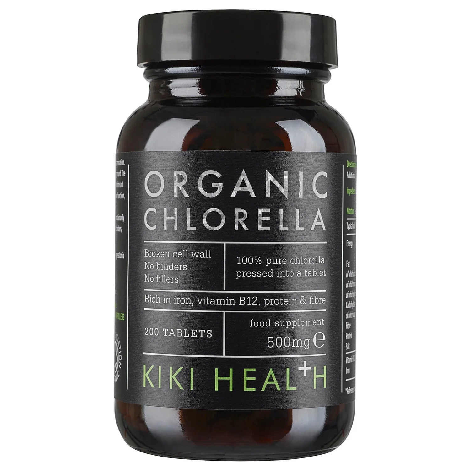 KIKI Health Organic Chlorella Tablets (200 Tablets) 3 KIKI Health Organic Chlorella Tablets (200 Tablets)