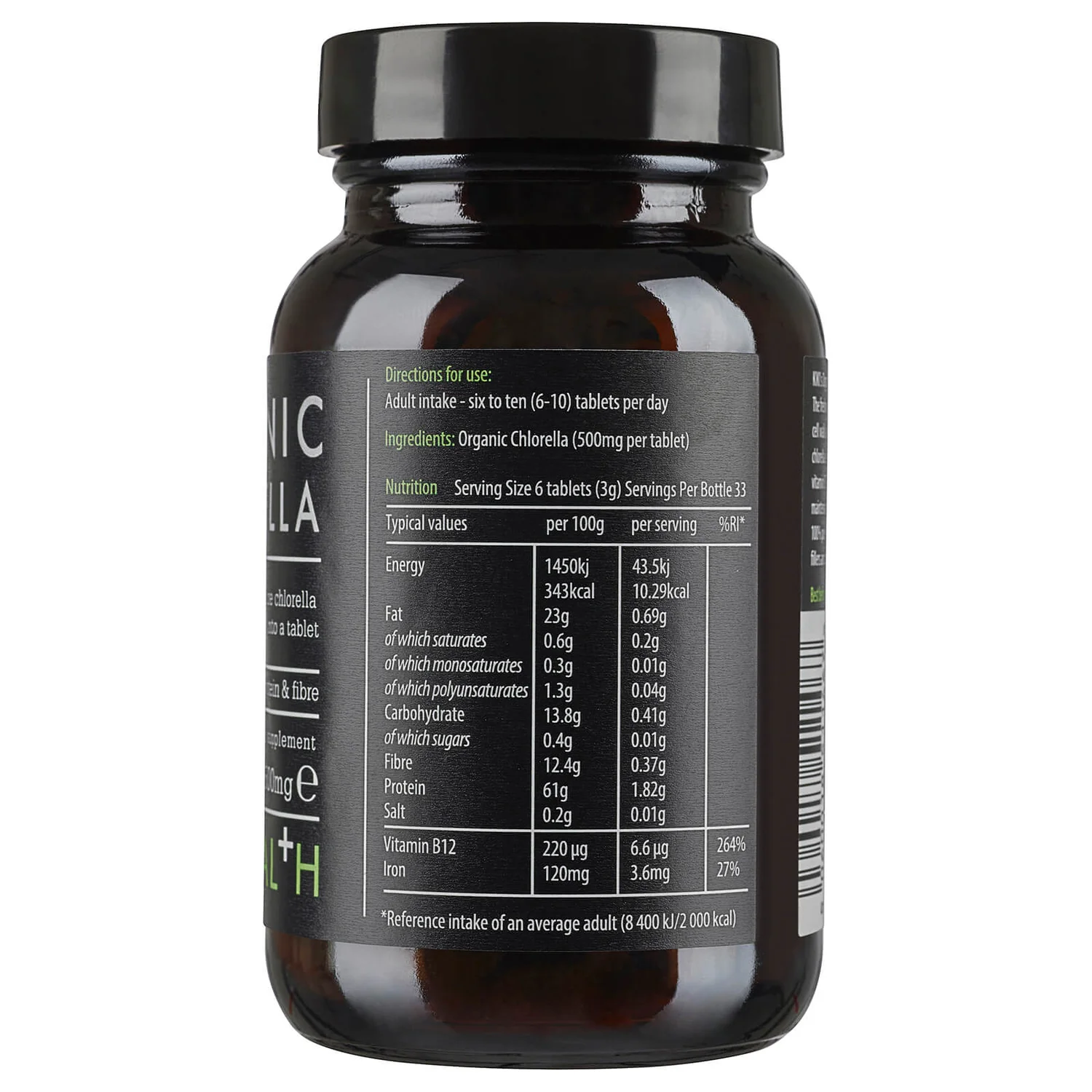 KIKI Health Organic Chlorella Tablets (200 Tablets) 5 KIKI Health Organic Chlorella Tablets (200 Tablets) - Image 3