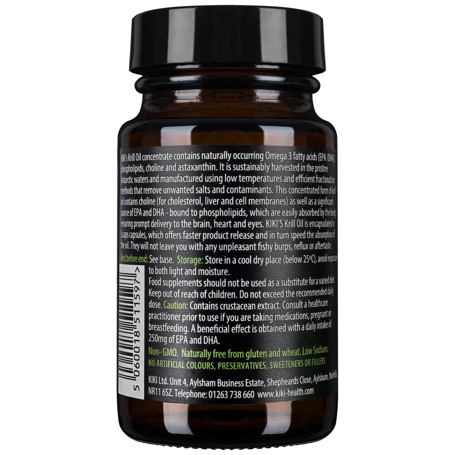 KIKI Health Krill Oil Softgels (30 Capsules) 4 KIKI Health Krill Oil Softgels (30 Capsules) - Image 2