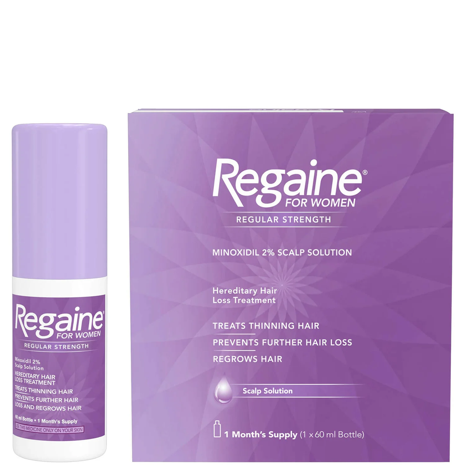 Regaine Women's Regular Strength Hair Loss And Hair Regrowth Solution 60ml 3 Regaine Women's Regular Strength Hair Loss And Hair Regrowth Solution 60ml
