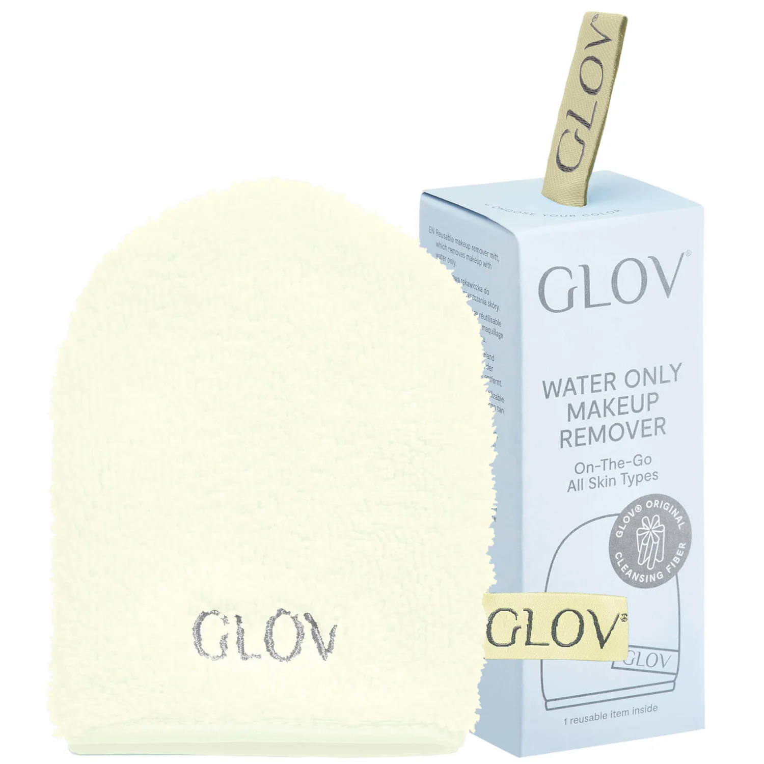 GLOV Water-Only Makeup Removing And Skin Cleansing Mitt - Ivory 3 GLOV Water-Only Makeup Removing And Skin Cleansing Mitt - Ivory
