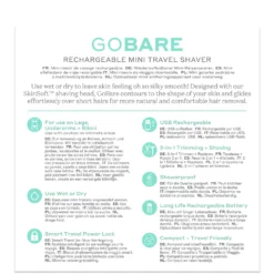 MAGNITONE London Go Bare! Rechargeable Mini Lady Shaver - Green -Cosmetic Products Store 11492202 1465062293634842