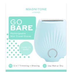 MAGNITONE London Go Bare! Rechargeable Mini Lady Shaver - Green -Cosmetic Products Store 11492202 8135062293565644