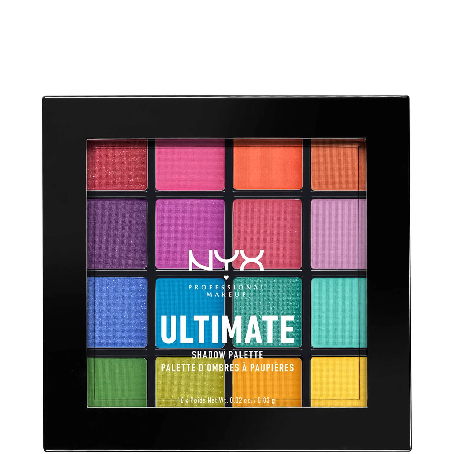 NYX Professional Makeup Ultimate Shadow Palette - Brights 3 NYX Professional Makeup Ultimate Shadow Palette - Brights