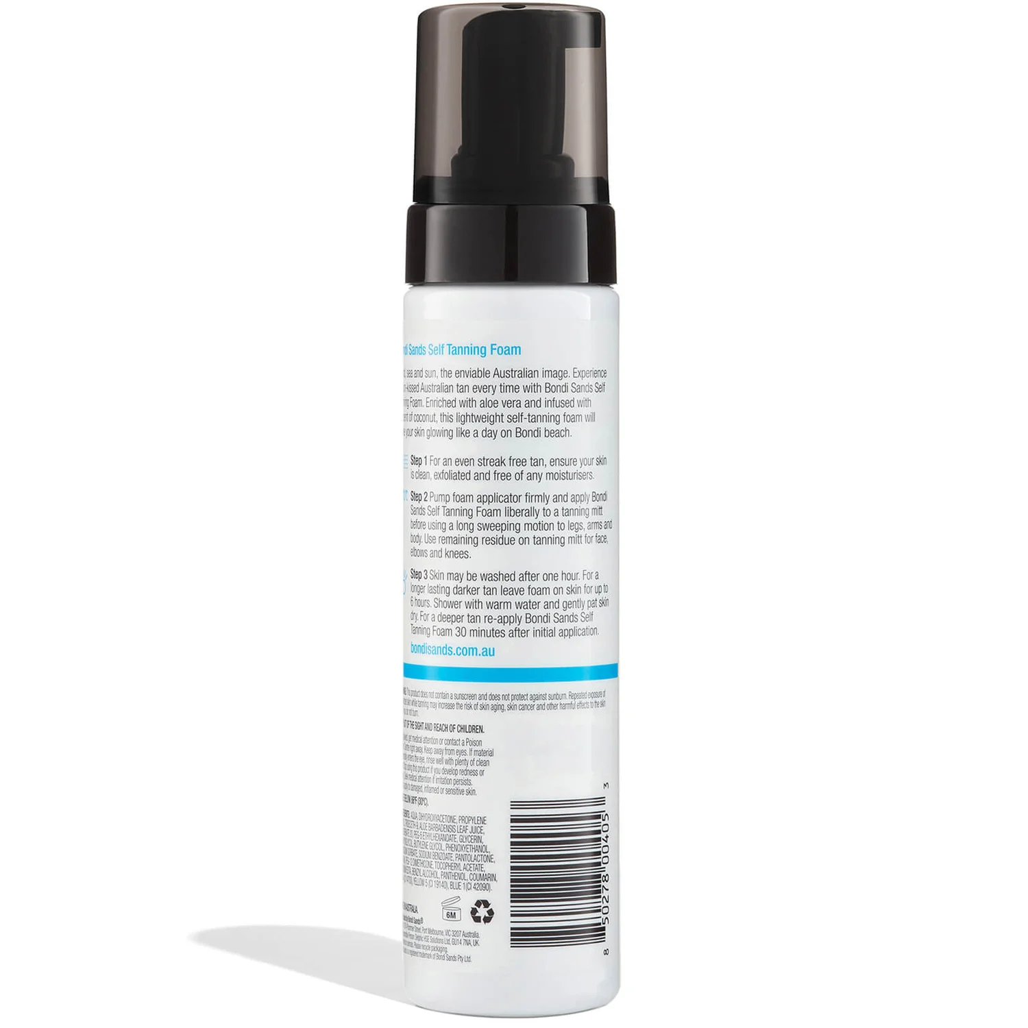 Bondi Sands Self Tanning Foam 200ml - Light/Medium 4 Bondi Sands Self Tanning Foam 200ml - Light/Medium - Image 2