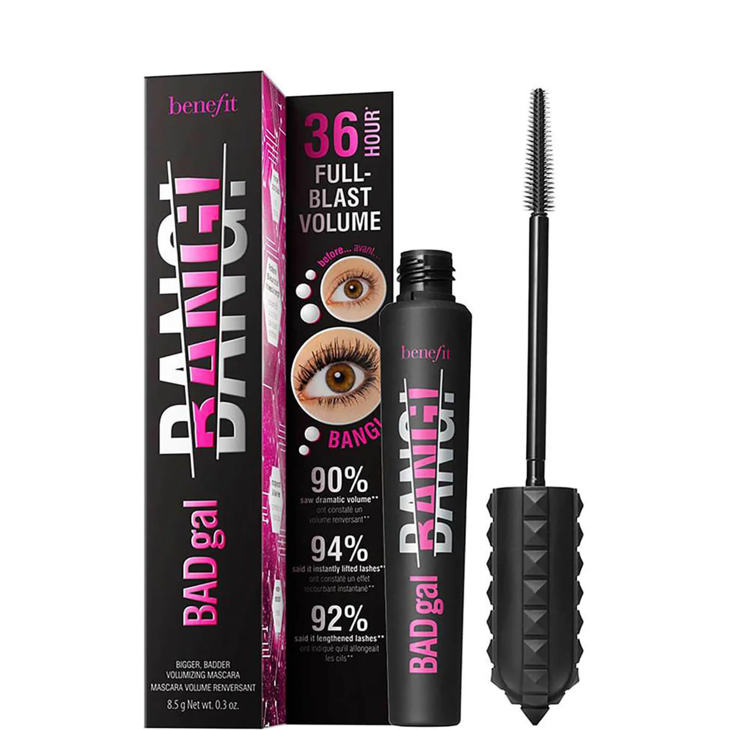 Benefit BADgal BANG! Volumizing Mascara - Pitch Black 8.5g 3 Benefit BADgal BANG! Volumizing Mascara - Pitch Black 8.5g