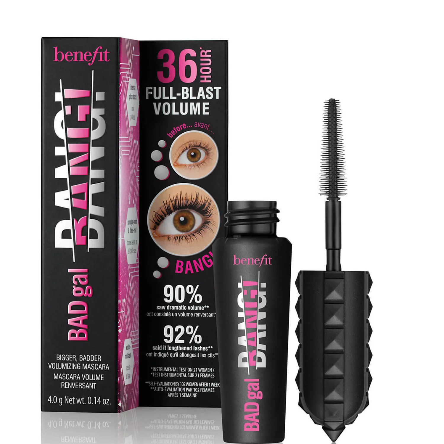 Benefit Badgal Bang Volumising Mascara Mini - Pitch Black 4g 3 Benefit Badgal Bang Volumising Mascara Mini - Pitch Black 4g