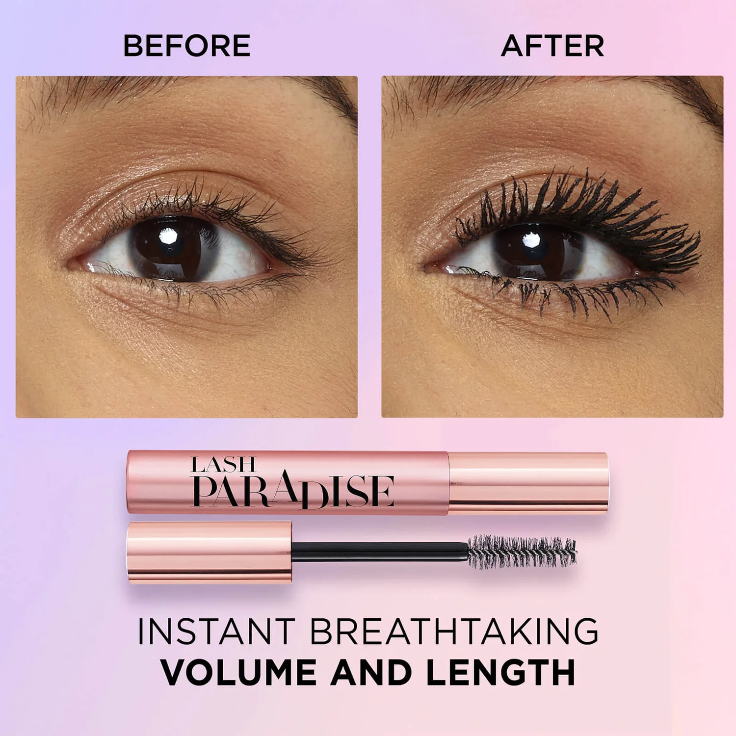 L’Oréal Paris L’Oréal Castor Oil-Enriched Paradise Volumising Mascara - Black 6.4ml 6 L’Oréal Paris L’Oréal Castor Oil-Enriched Paradise Volumising Mascara - Black 6.4ml - Image 4
