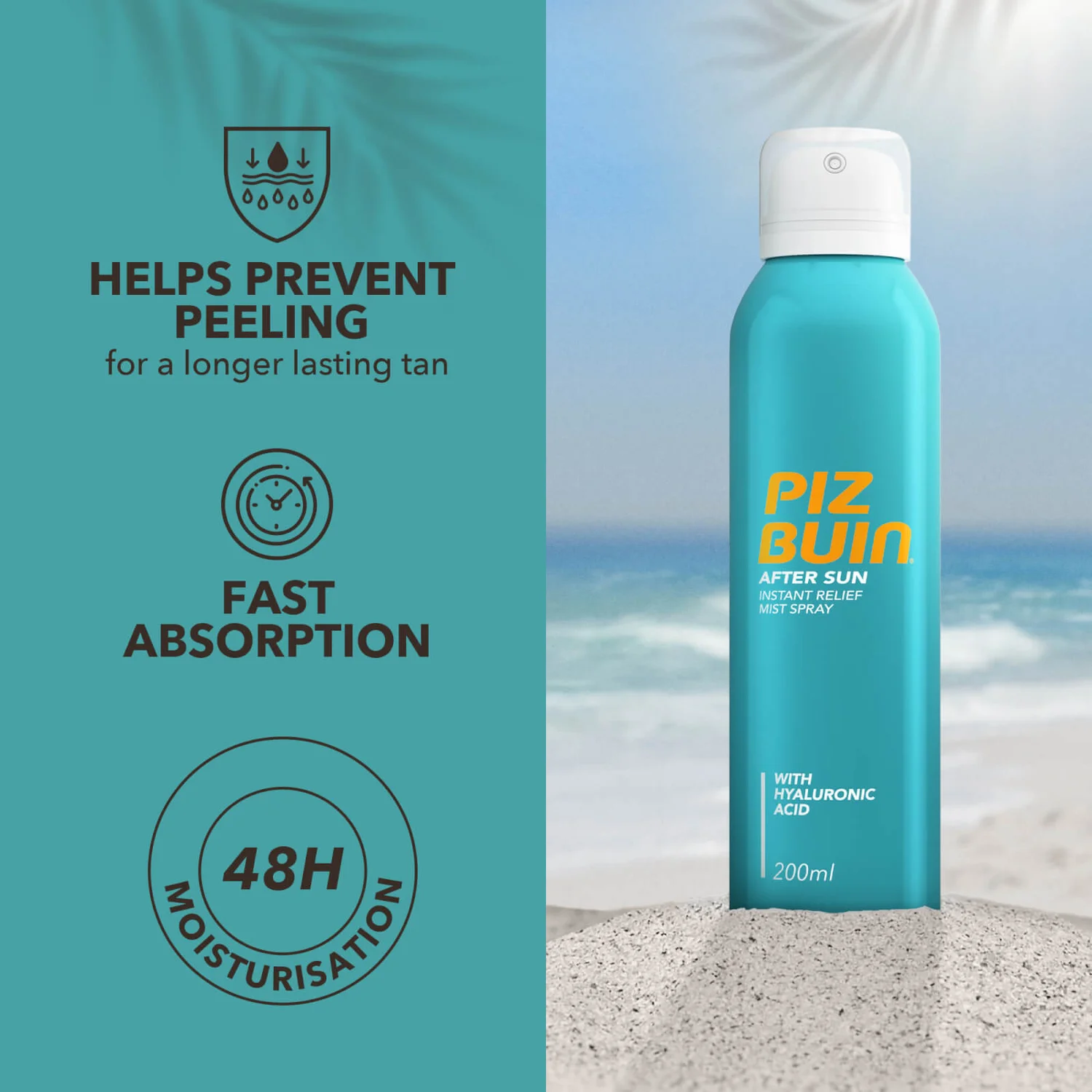 Piz Buin After Sun Instant Relief Mist Spray 4 Piz Buin After Sun Instant Relief Mist Spray - Image 2