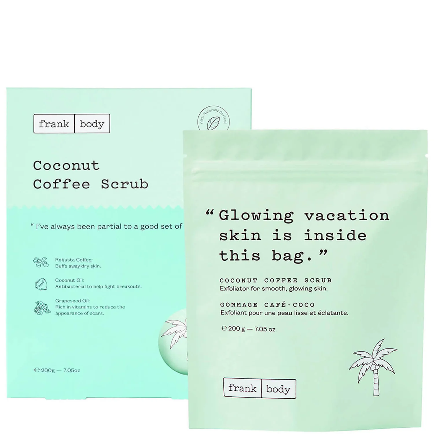 Frank Body Coconut Coffee Scrub 200g 4 Frank Body Coconut Coffee Scrub 200g - Image 2