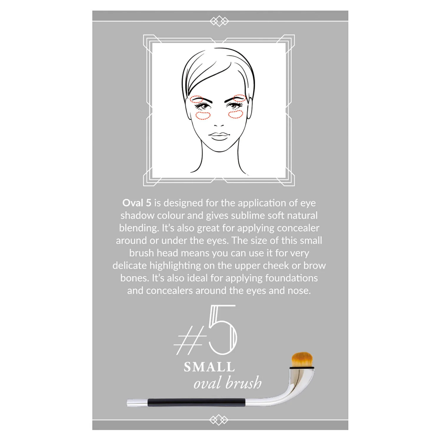 Brushworks X-LUXX #5 Medium Oval Brush 5 Brushworks X-LUXX #5 Medium Oval Brush - Image 3