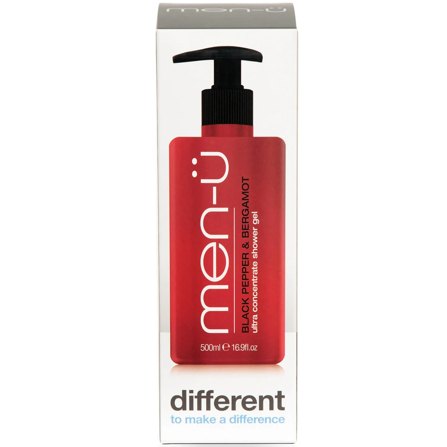 Men-ü Black Pepper & Bergamot Shower Gel 500ml 4 Men-ü Black Pepper & Bergamot Shower Gel 500ml - Image 2