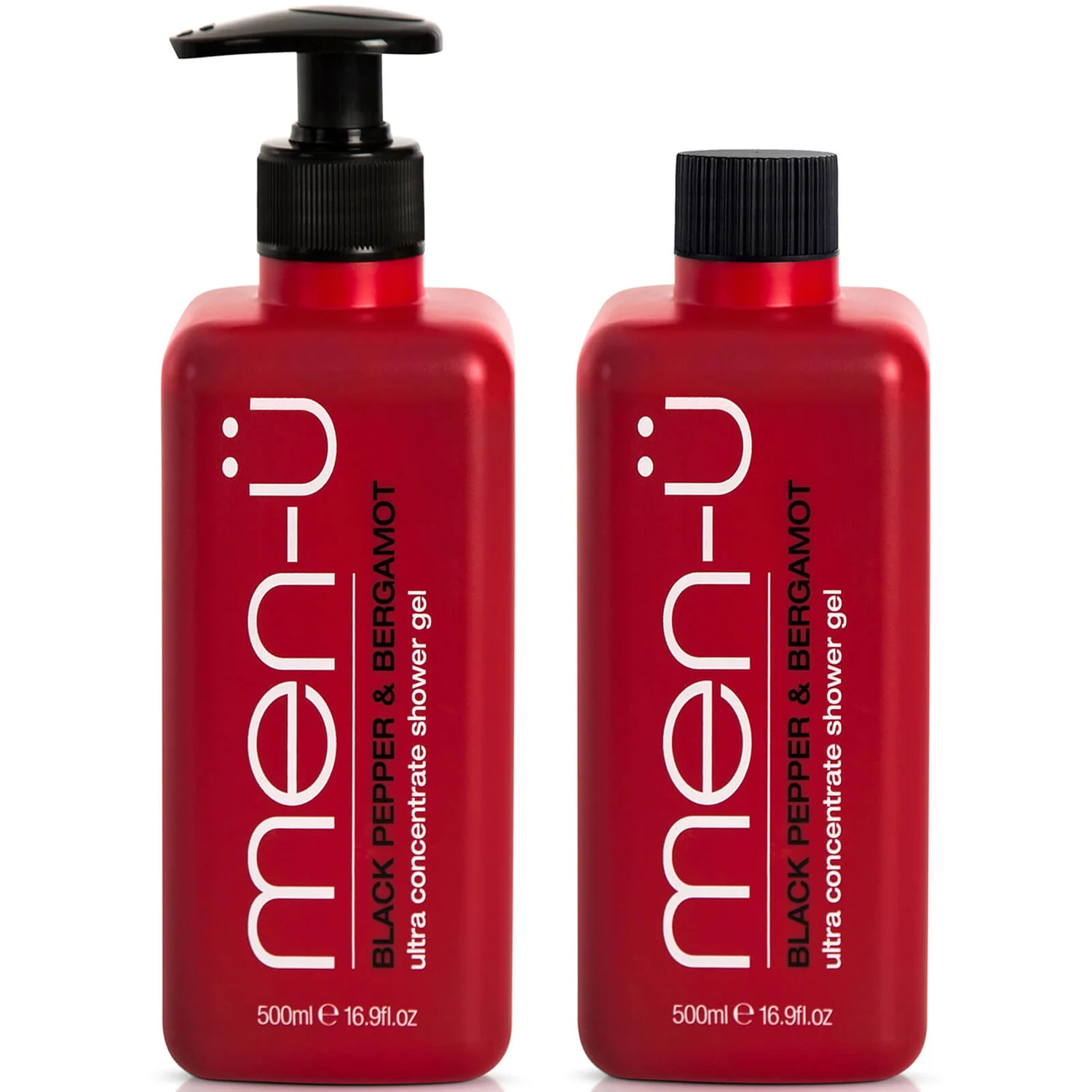 Men-ü Black Pepper & Bergamot Shower Gel 500ml 3 Men-ü Black Pepper & Bergamot Shower Gel 500ml