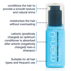 Men-ü Daily Moisturising Conditioner 100ml -Cosmetic Products Store 12019097 1624936855611960