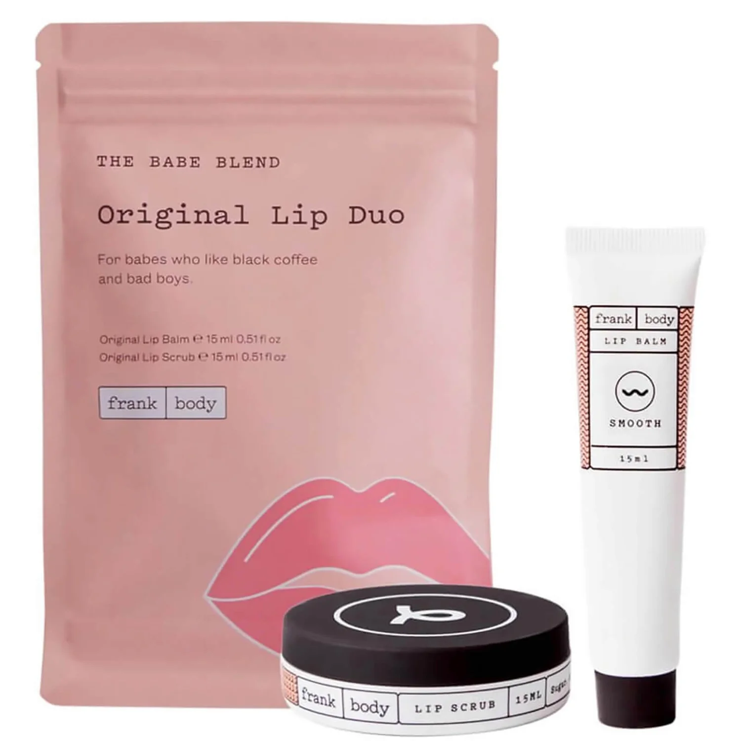 Frank Body Original Lip Duo 3 Frank Body Original Lip Duo