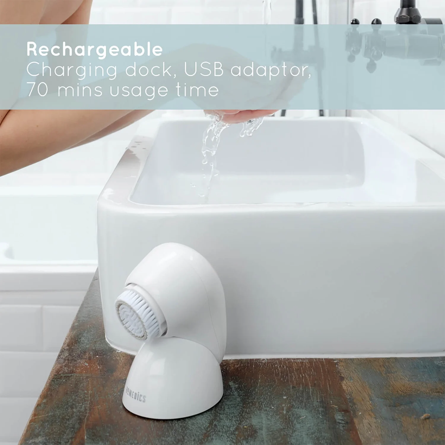 HoMedics Face Cleansing System With Analyser 9 HoMedics Face Cleansing System With Analyser - Image 7