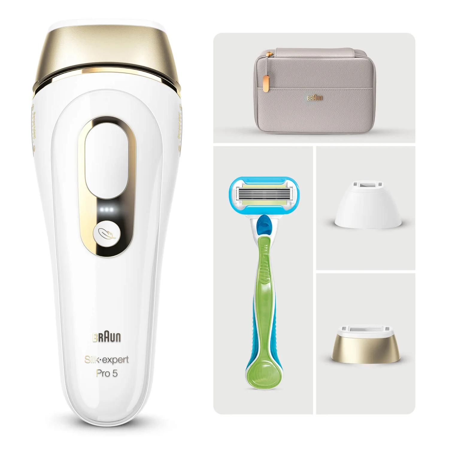 Braun Silk·expert Pro 5 PL5124 IPL, White/Gold 3 Braun Silk·expert Pro 5 PL5124 IPL, White/Gold