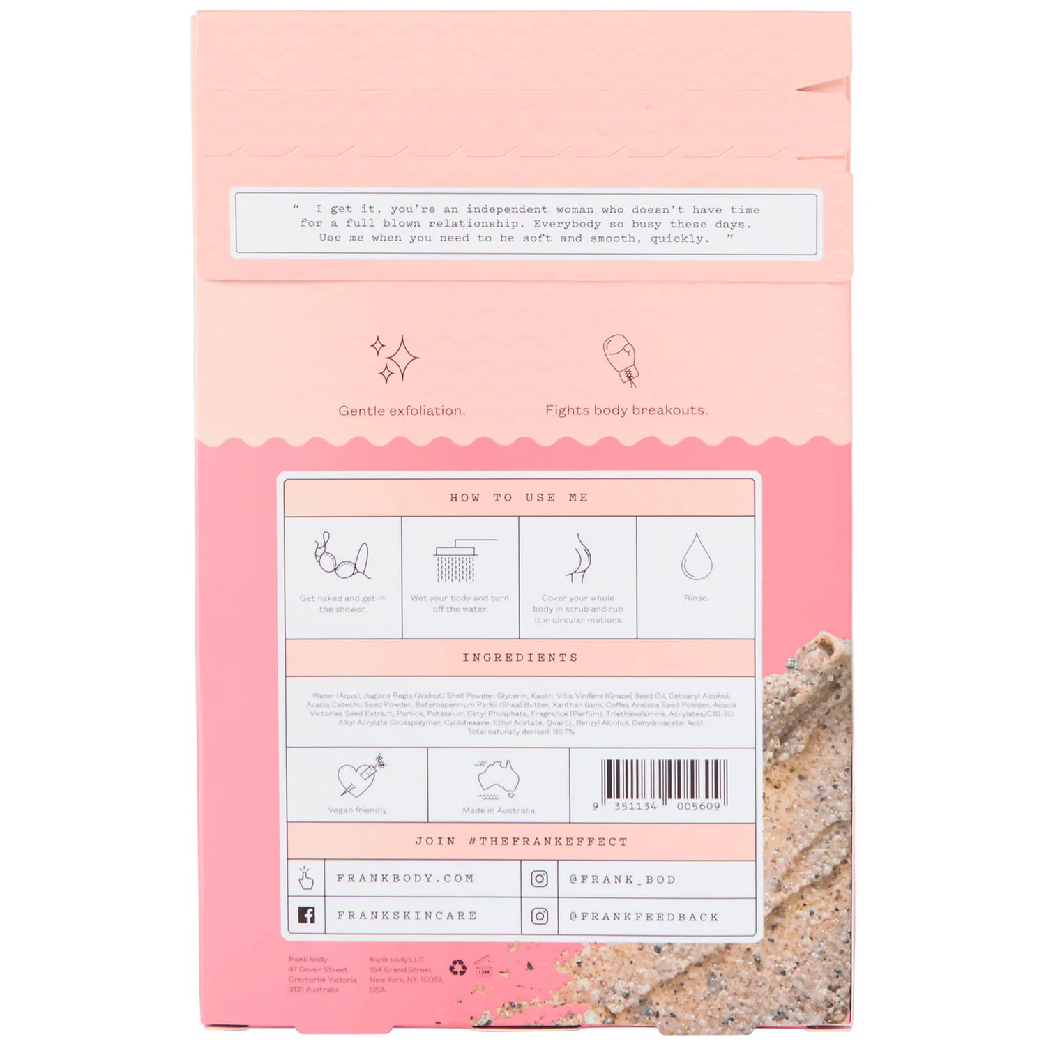 Frank Body Express-O Scrub 150g 4 Frank Body Express-O Scrub 150g - Image 2