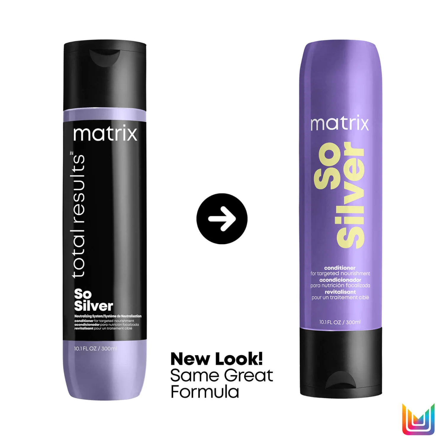 Matrix Total Results So Silver Conditioner For Blonde, Silver & Grey Hair 300ml 4 Matrix Total Results So Silver Conditioner For Blonde, Silver & Grey Hair 300ml - Image 2