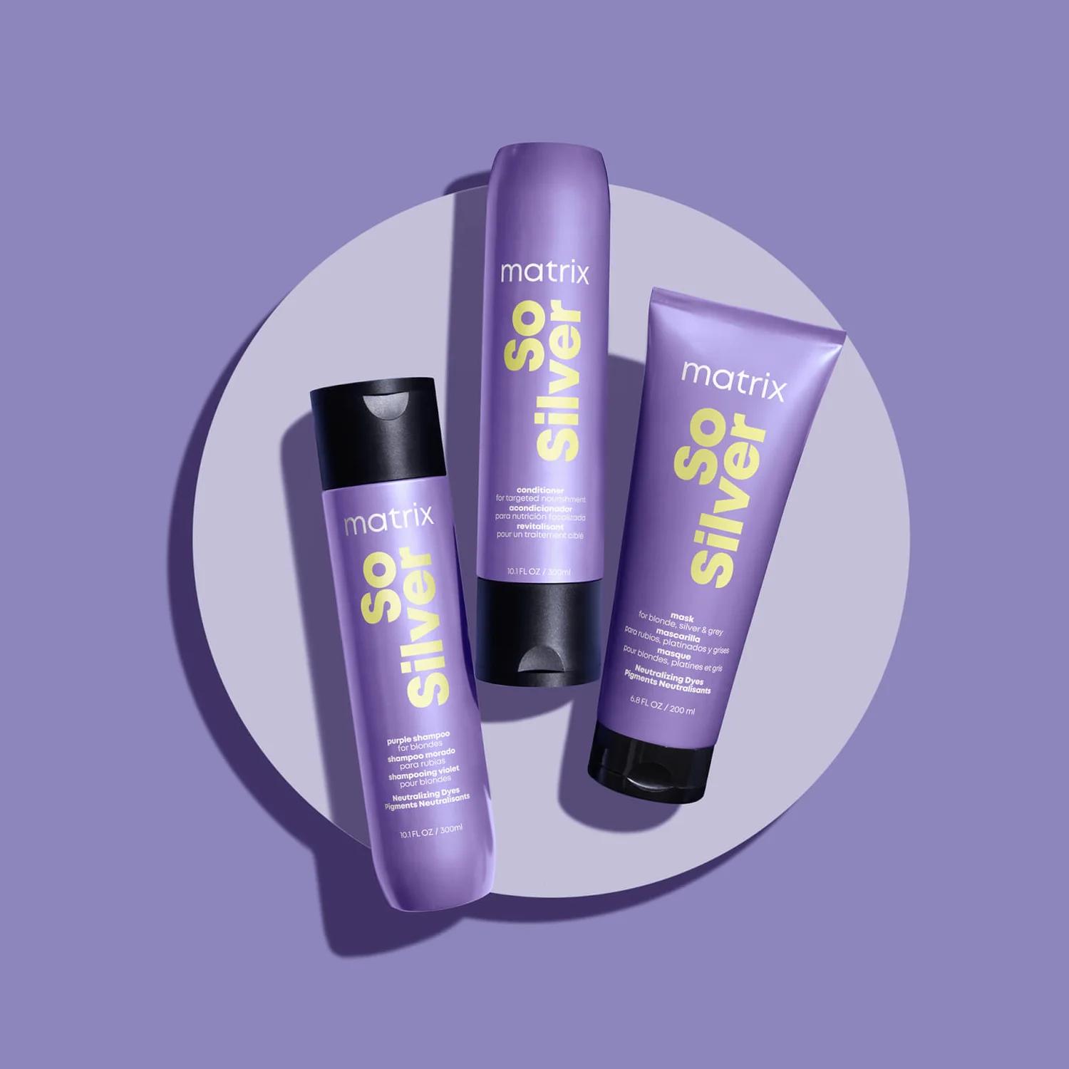 Matrix Total Results So Silver Conditioner For Blonde, Silver & Grey Hair 300ml 9 Matrix Total Results So Silver Conditioner For Blonde, Silver & Grey Hair 300ml - Image 7