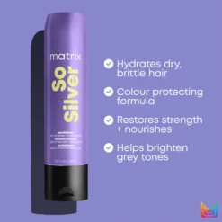 Matrix Total Results So Silver Conditioner For Blonde, Silver & Grey Hair 300ml 12 Matrix Total Results So Silver Conditioner For Blonde, Silver & Grey Hair 300ml -Cosmetic Products Store 12202413 4985090834477040