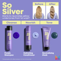 Matrix Total Results So Silver Conditioner For Blonde, Silver & Grey Hair 300ml 14 Matrix Total Results So Silver Conditioner For Blonde, Silver & Grey Hair 300ml -Cosmetic Products Store 12202413 5965090834523810