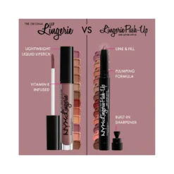 NYX Professional Makeup Lip Lingerie Matte Lipstick 1.5g (Various Shades) -Cosmetic Products Store 12203525 7014818634909773