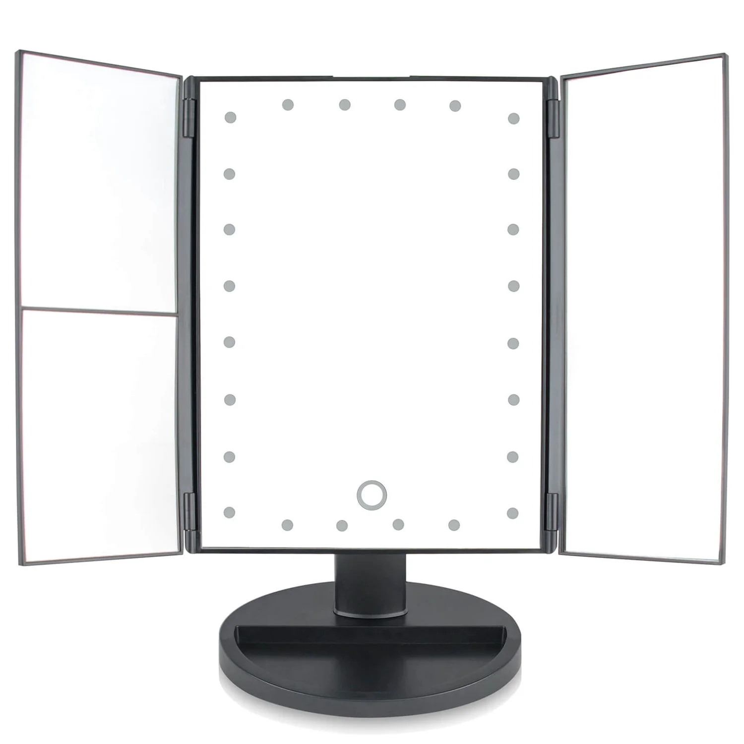 Rio 24 LED Touch Dimmable Cosmetic Makeup Mirror With 2X & 3X Magnification 3 Rio 24 LED Touch Dimmable Cosmetic Makeup Mirror With 2X & 3X Magnification