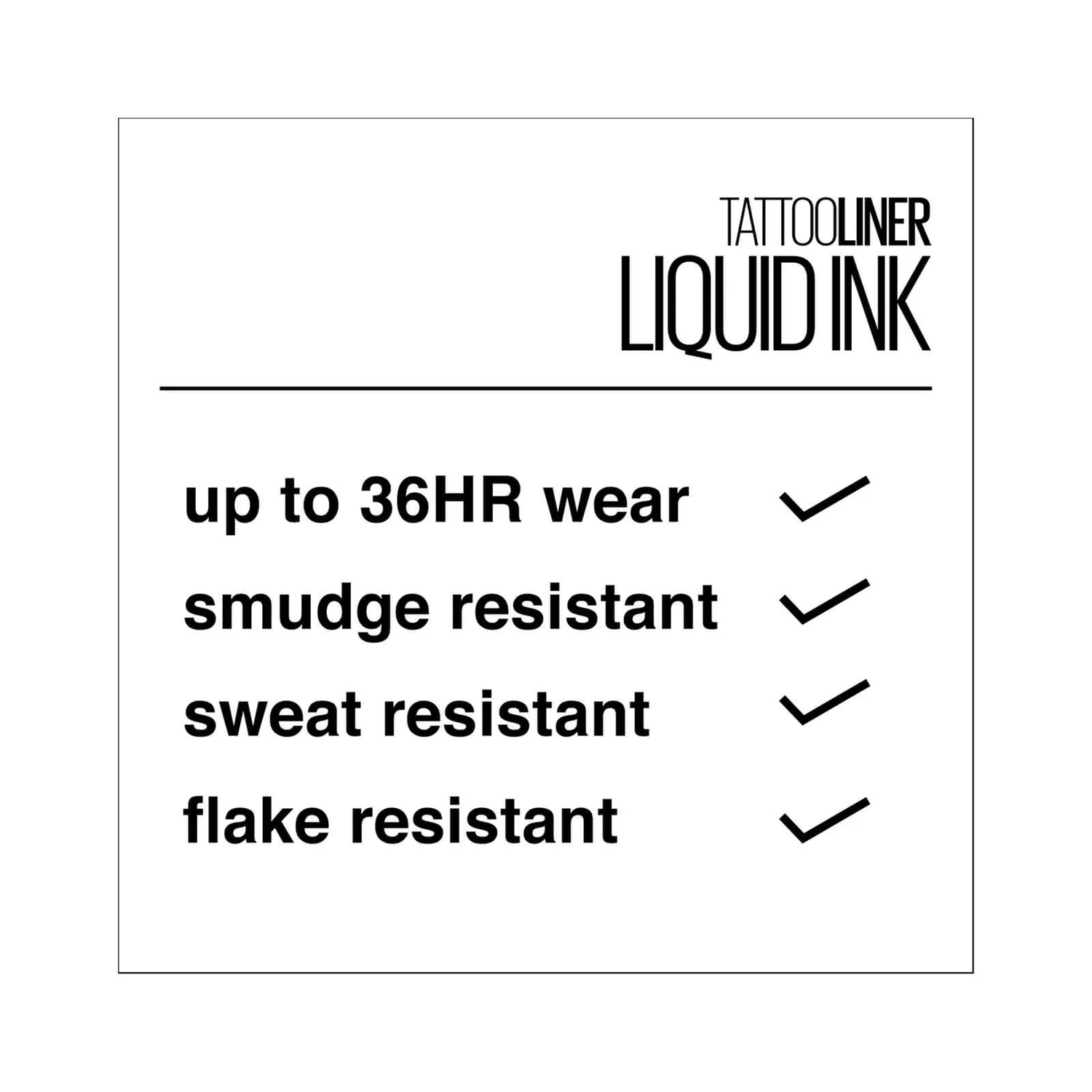 Maybelline Tattoo Liner Liquid Ink Long Lasting Eyeliner Black 2.5g 7 Maybelline Tattoo Liner Liquid Ink Long Lasting Eyeliner Black 2.5g - Image 5