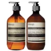 Aesop Geranium Cleanser And Reverence Hand Wash Duo (Worth £60.00) -Cosmetic Products Store 12526366 1674882952509656