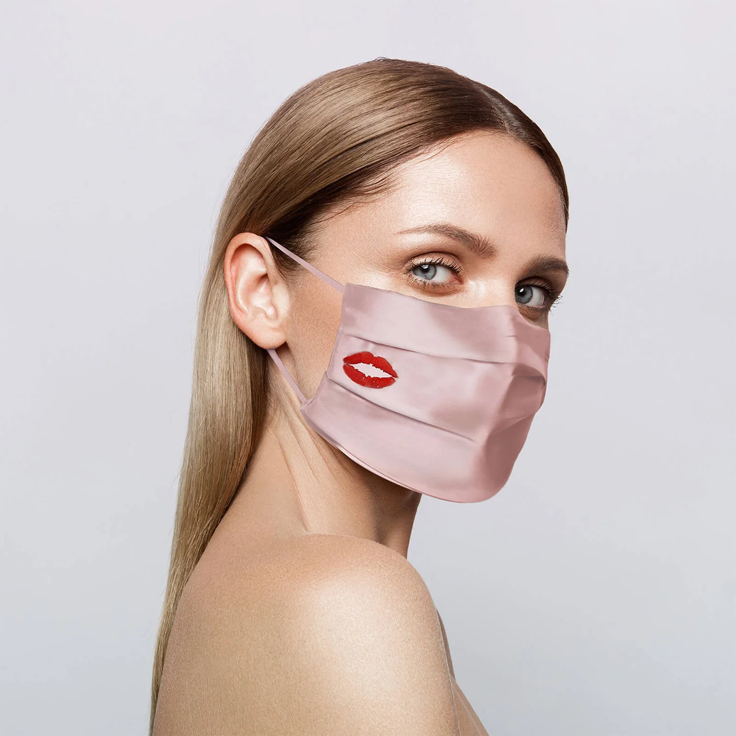 Slip Reusable Face Covering - Pink Kiss 4 Slip Reusable Face Covering - Pink Kiss - Image 2