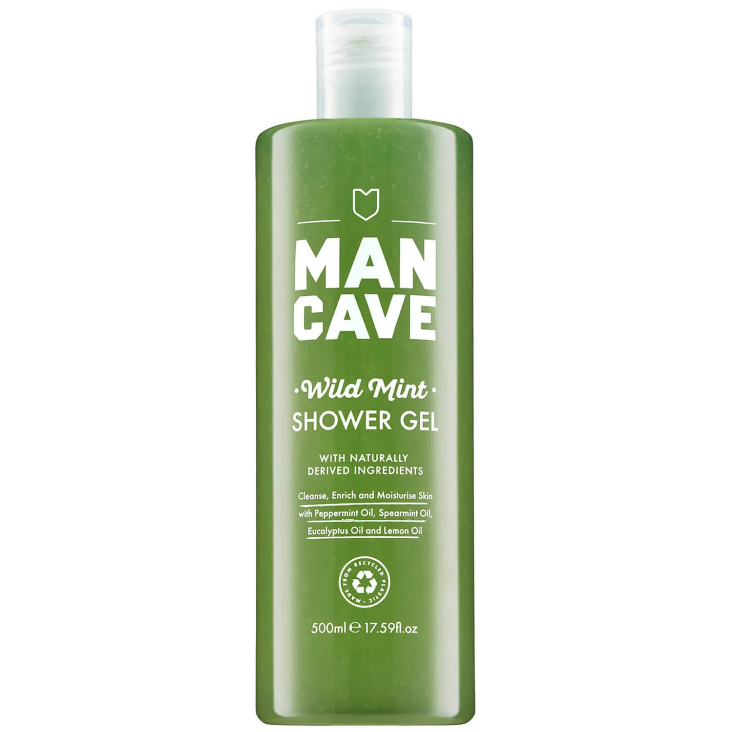 ManCave Wild Mint Shower Gel 500ml 3 ManCave Wild Mint Shower Gel 500ml