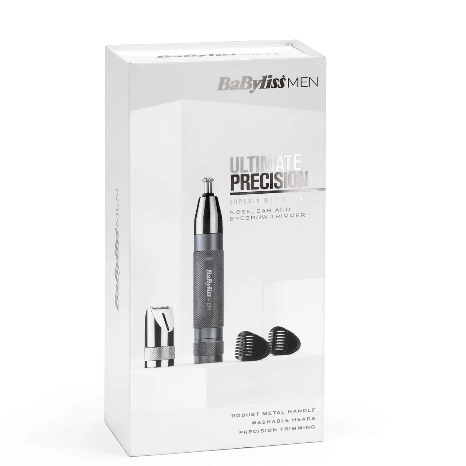 BaByliss For Men Super-X Metal Series High Performance Diamond Precision Nose & Brow Trimmer 9 BaByliss For Men Super-X Metal Series High Performance Diamond Precision Nose & Brow Trimmer - Image 7