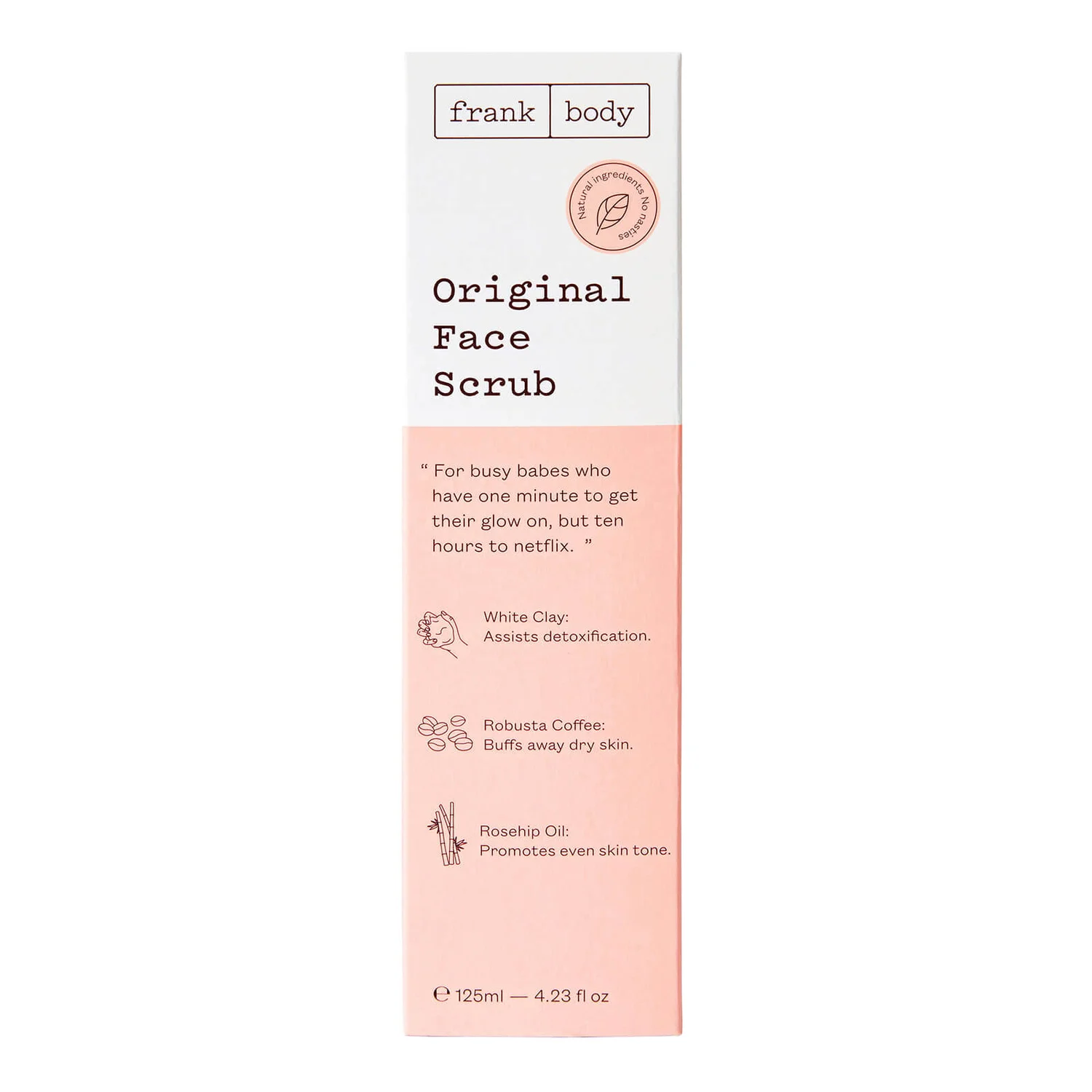 Frank Body Original Face Scrub 125ml 7 Frank Body Original Face Scrub 125ml - Image 5